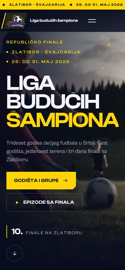 Koncept Stadion na telefonu